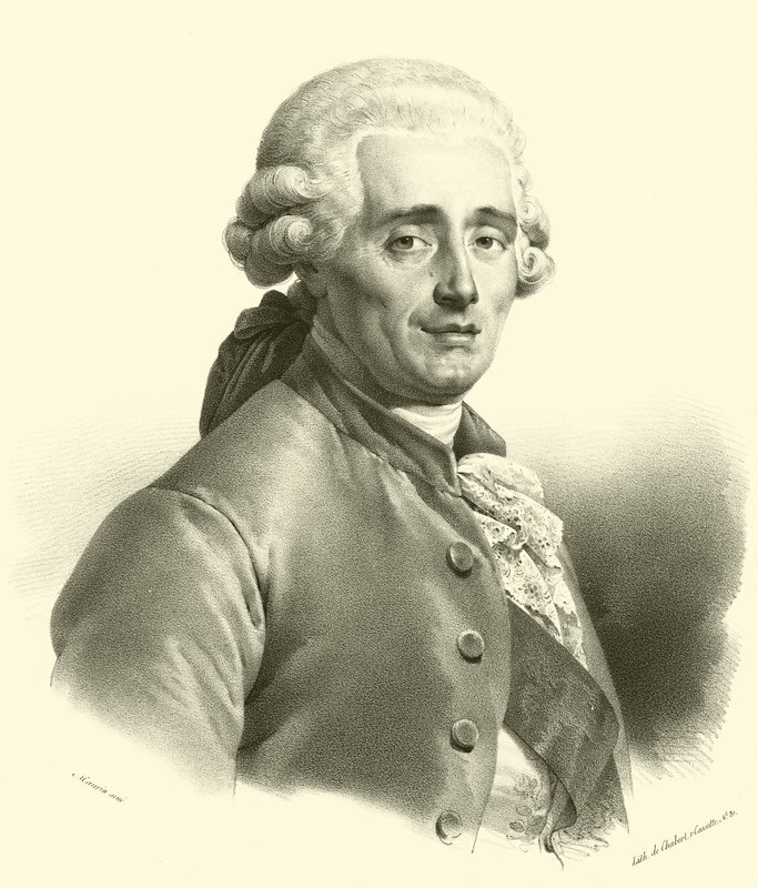 Joseph-Marie Vien, muotokuva (kaiverrus) tekijältä French School