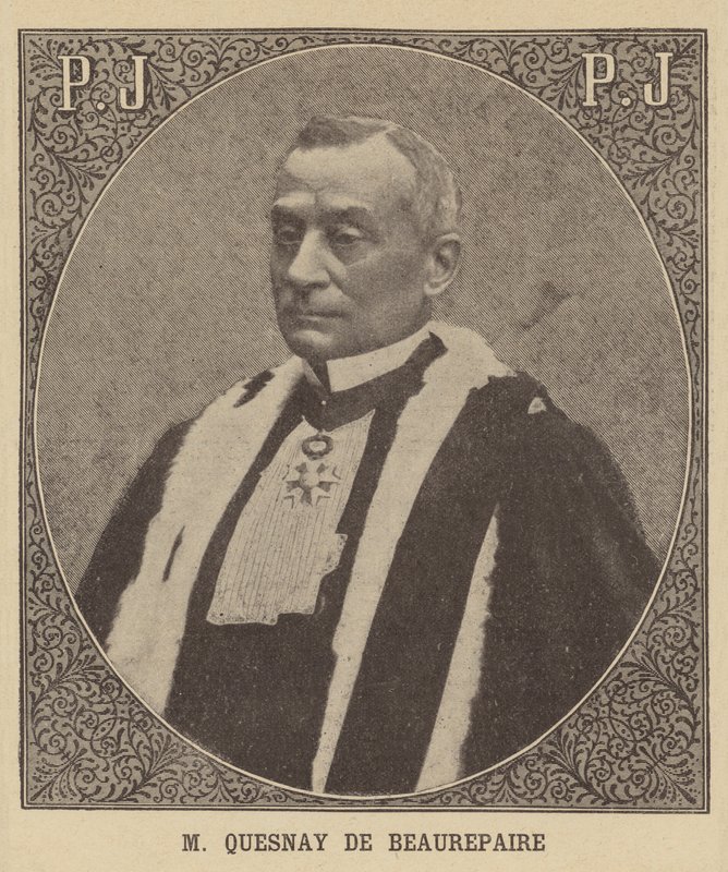 Jules Quesnay de Beaurepaire, ranskalainen tuomari tekijältä French School