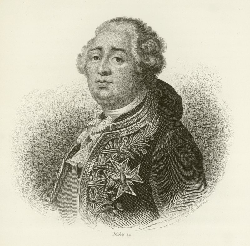 Ranskan kuningas Ludvig XVI tekijältä French School