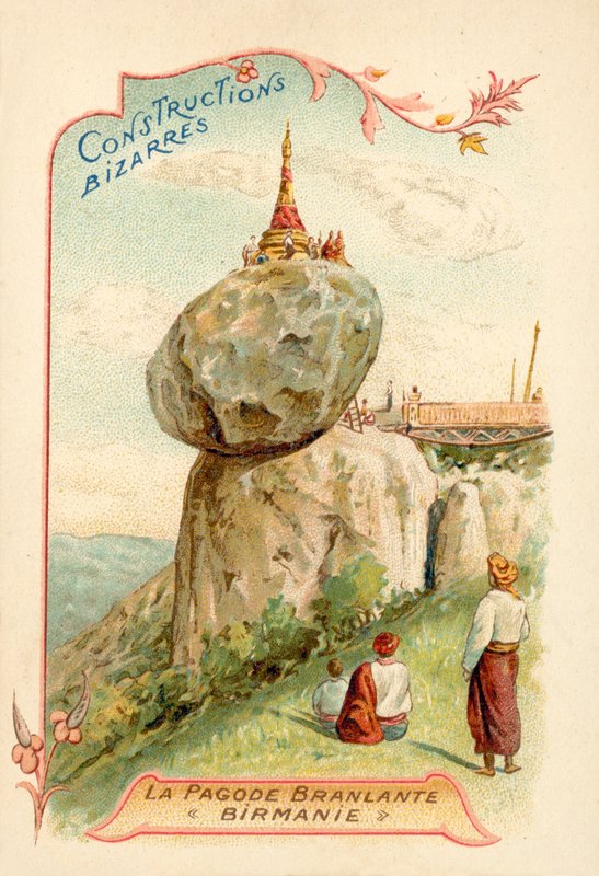 Kyactio Pagoda, Burma (Chromolitho) tekijältä French School