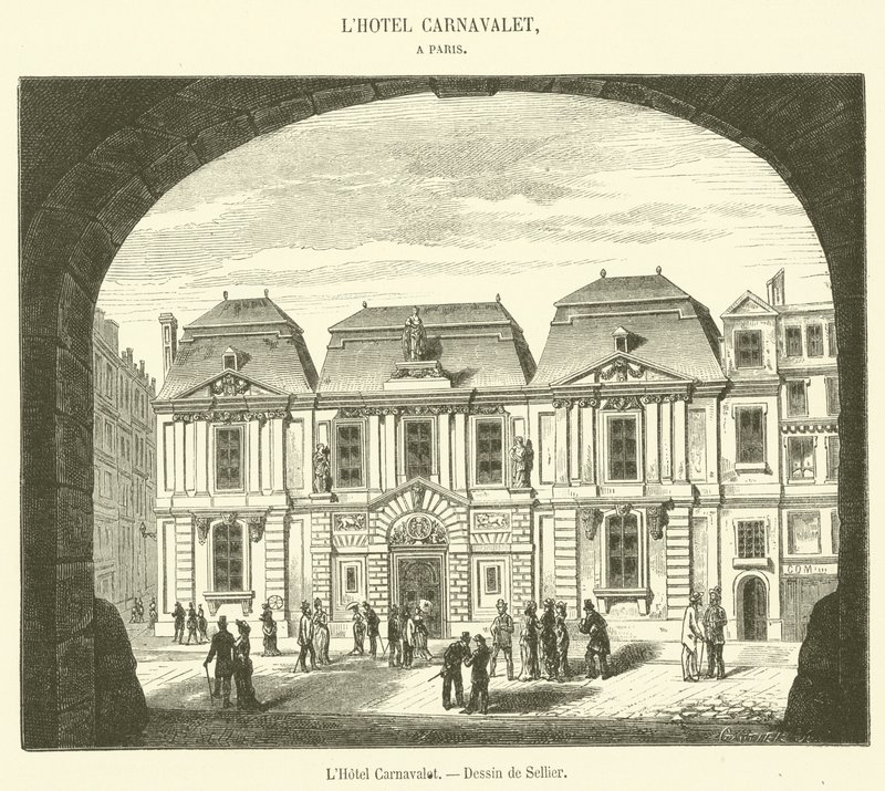 Hotel Carnavalet (kaiverrus) tekijältä French School