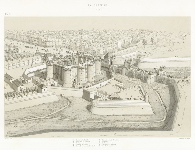 Bastille, 1650 tekijältä French School