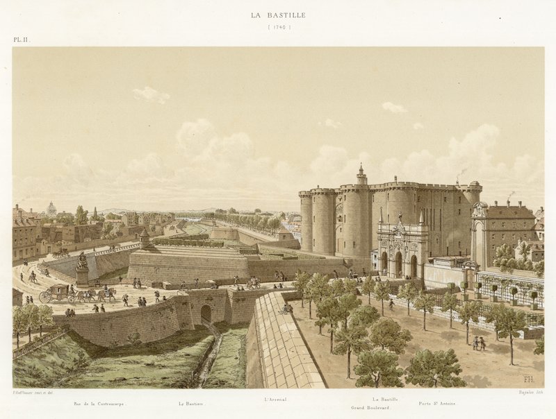 Bastille, 1740 tekijältä French School