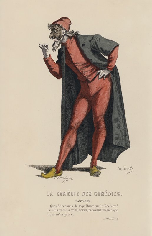 La Comedie Des Comedies, Pantalon (värikaiverrus) tekijältä French School