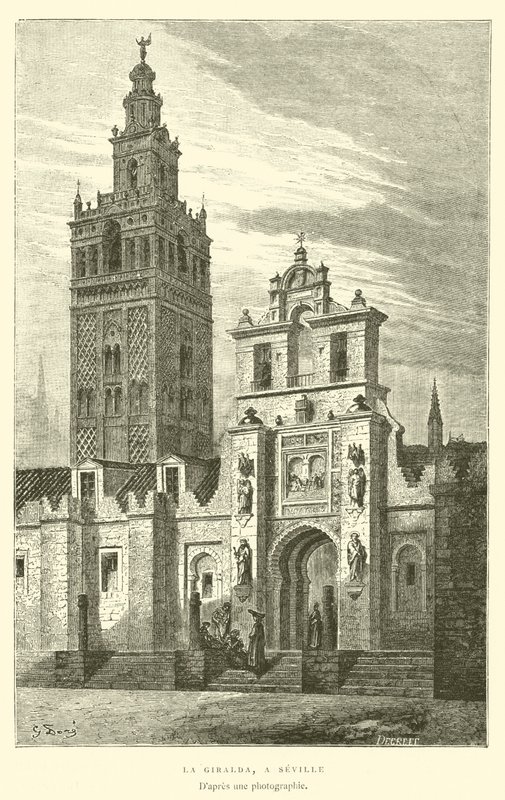 La Giralda, Sevilla (kaiverrus) tekijältä French School