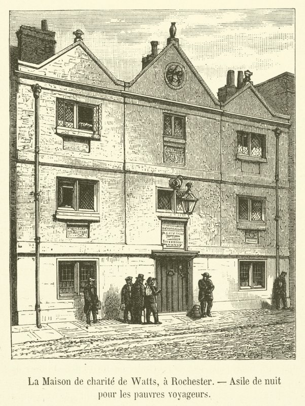 Watts Charity House, Rochester, Night Asylum for Poor Travelers (kaiverrus) tekijältä French School