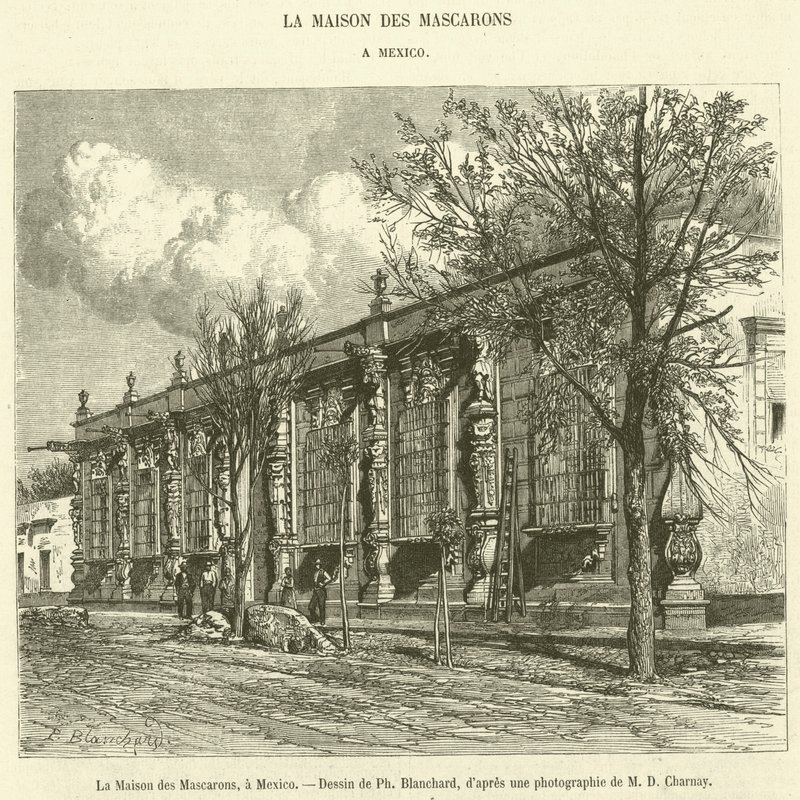 The House of the Mascarons, Mexico City (kaiverrus) tekijältä French School