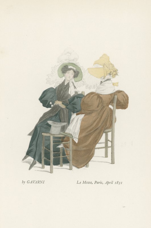 Muoti, Pariisi, huhtikuu 1831 tekijältä French School