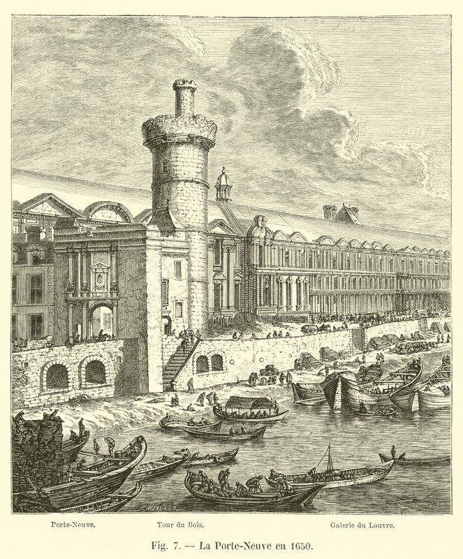 Porte-Neuve vuonna 1650 tekijältä French School