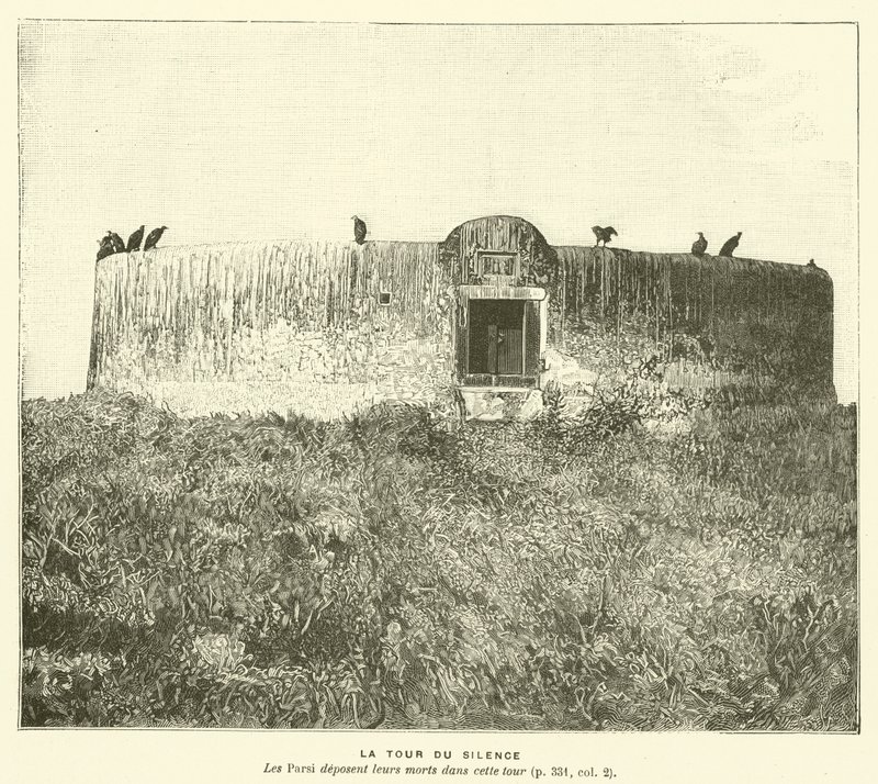 Hiljaisuuden torni (kaiverrus) tekijältä French School