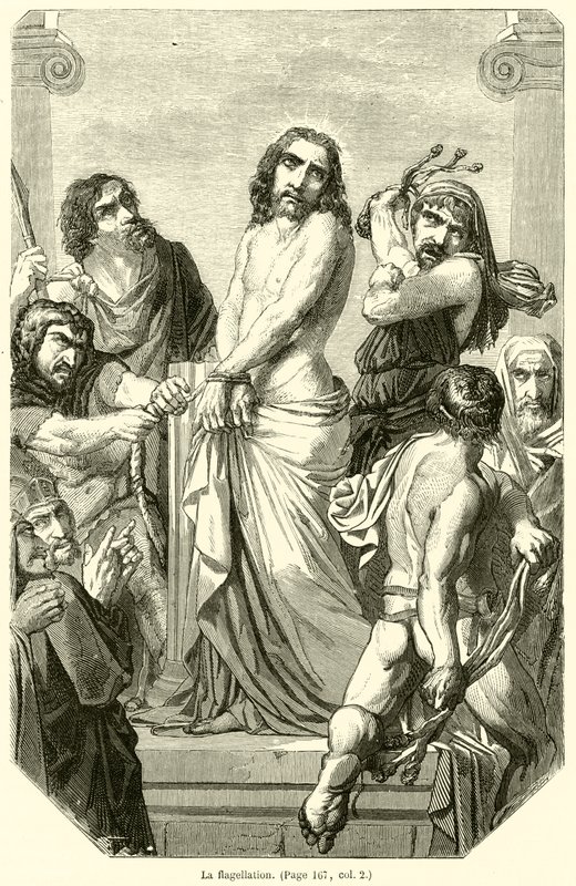 La flagellation (kaiverrus) tekijältä French School