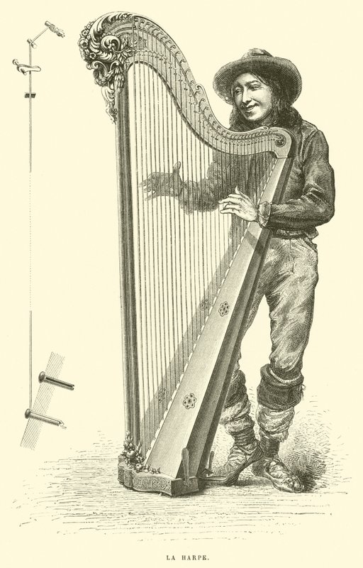 La harpe (gravat)finès tekijältä French School