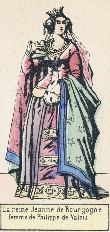 Burgundin kuningatar Joanna, Philippe de Valois