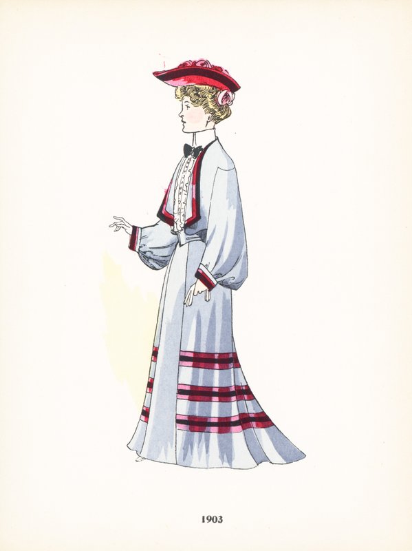 Naisten muoti, 1903 tekijältä French School
