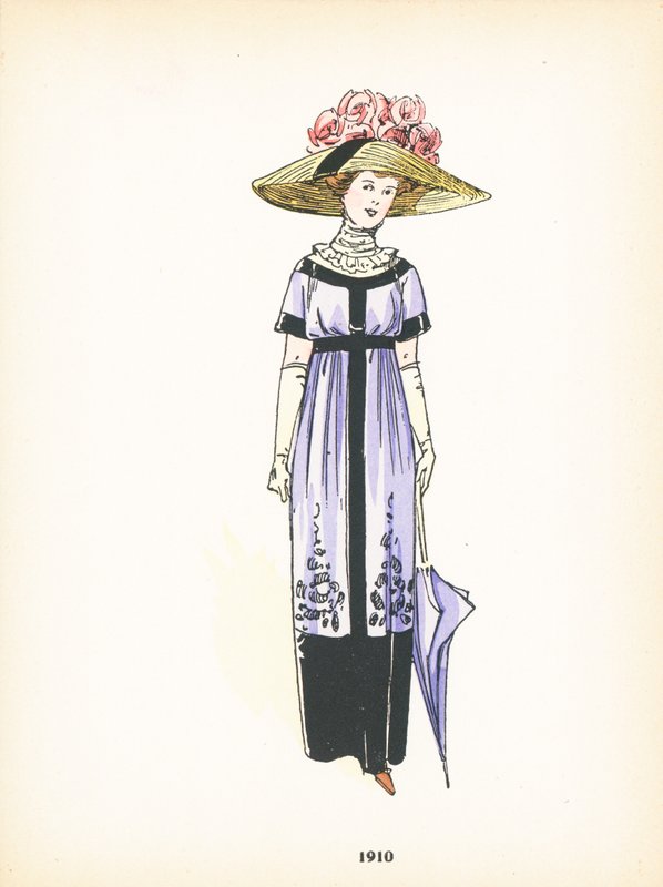 Naisten muoti, 1910 tekijältä French School