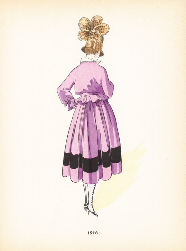 Naisten muoti, 1916 tekijältä French School