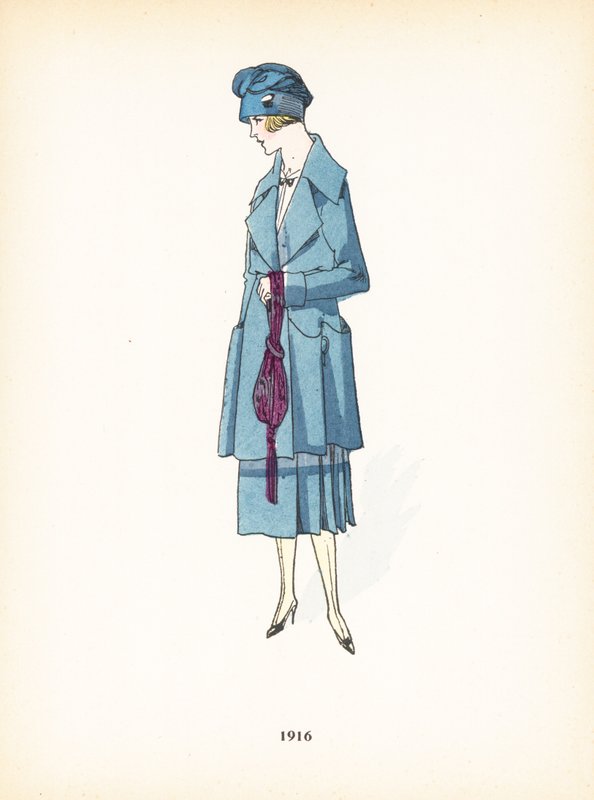 Naisten muoti, 1916 tekijältä French School