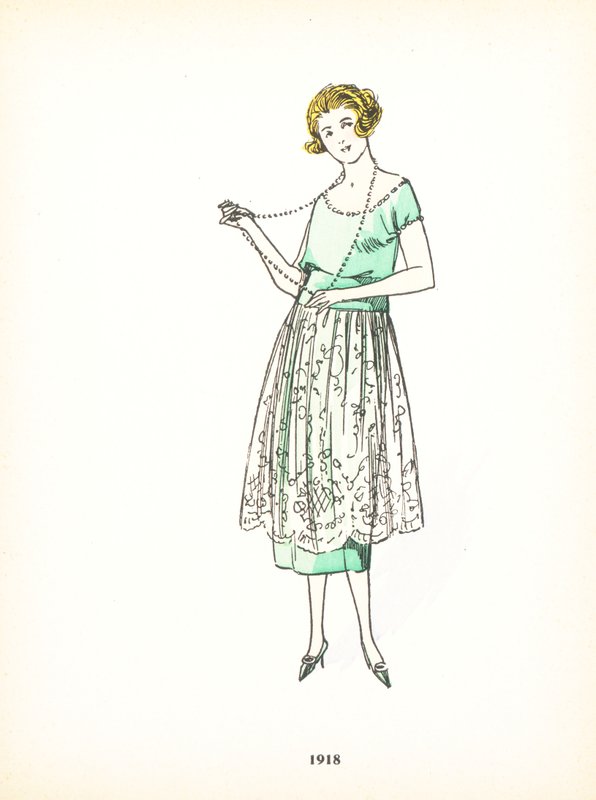 Naisten muoti, 1918 tekijältä French School