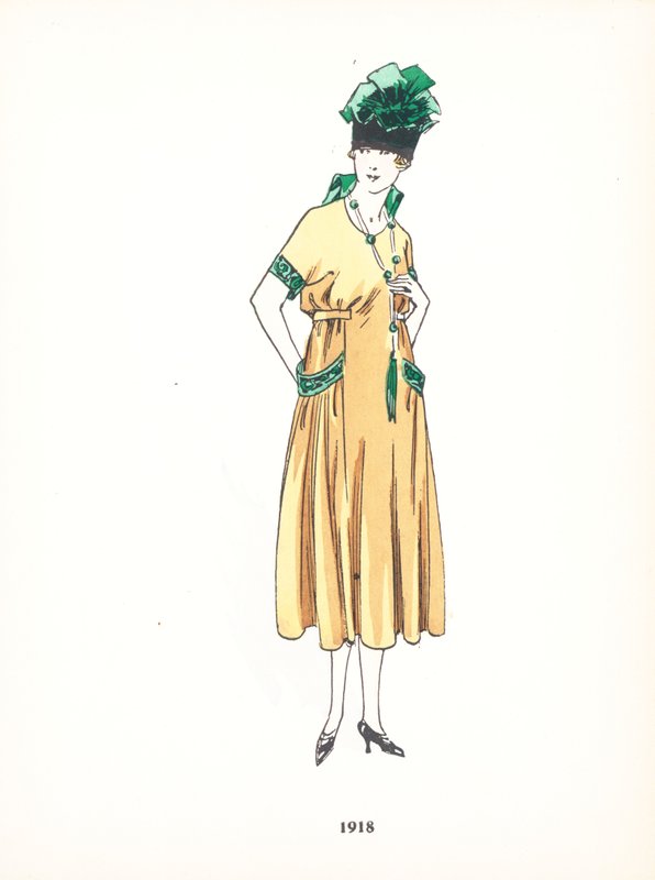 Naisten muoti, 1918 tekijältä French School