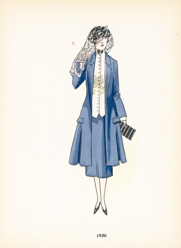 Naisten muoti, 1920 tekijältä French School