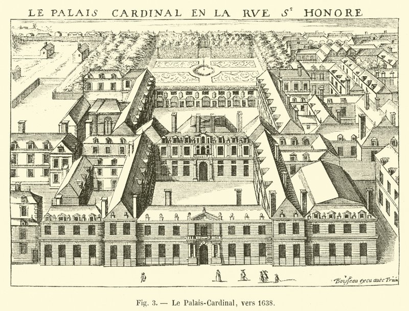 Palais-Cardinal, noin 1638 tekijältä French School