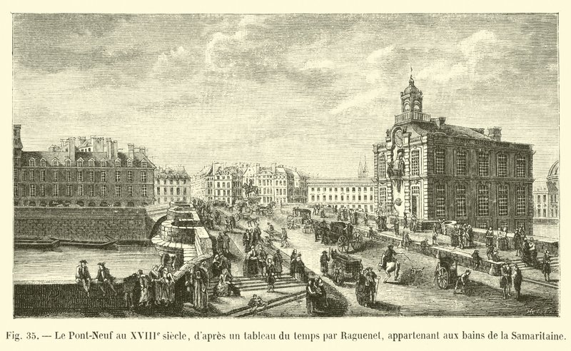 Pont-Neuf 1700-luvulla, Raguenet