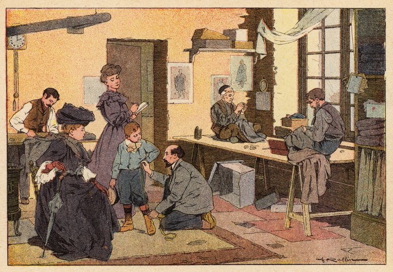 Le Tailleur, Tailor (väri litho) tekijältä French School