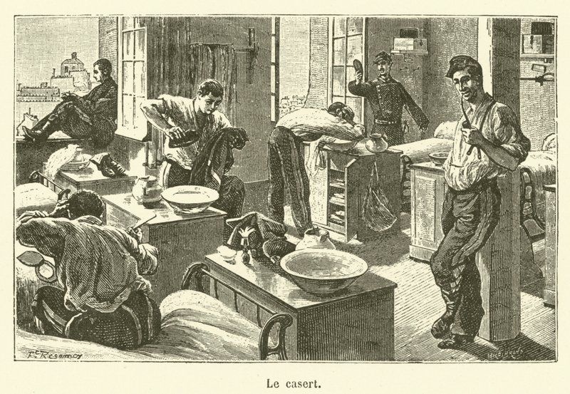 Le casert (kaiverrus) tekijältä French School