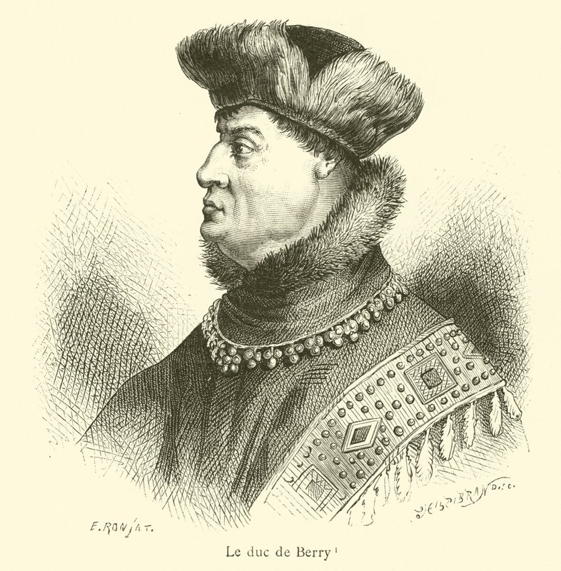 Le duc de Berry (kaiverrus) tekijältä French School