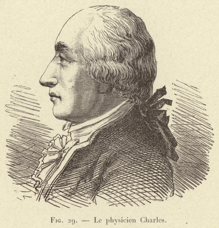 Fyysikko Charles (kaiverrus) tekijältä French School