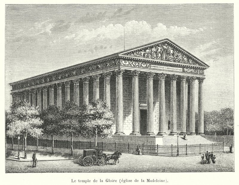 Kirkkauden temppeli, Madeleinen kirkko tekijältä French School