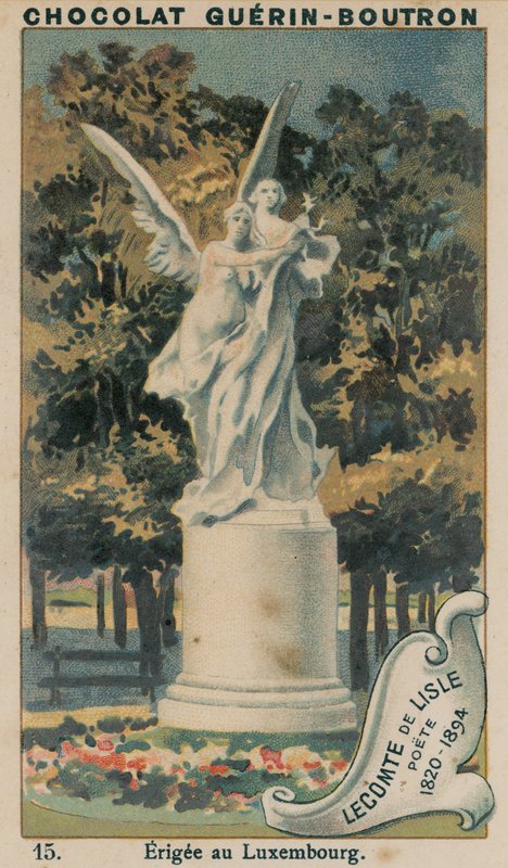 Leconte de Lisle, runoilija, 1820-1894, pystytetty Luxemburgissa tekijältä French School