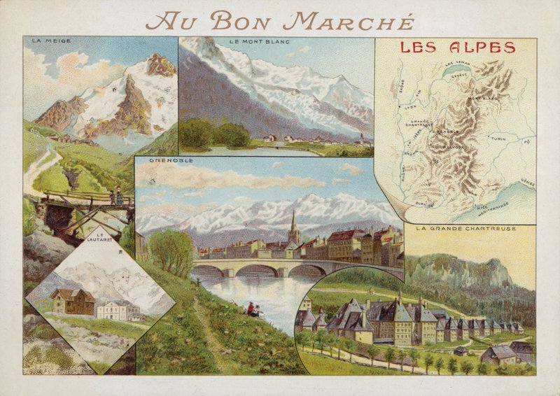 Les Alpes, kortti tekijältä French School