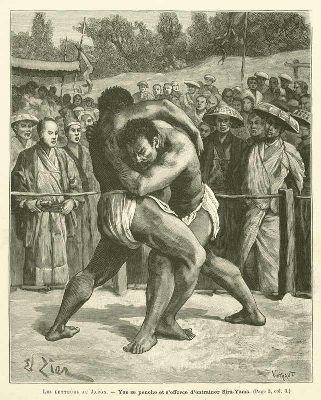 The Wrestlers In Japan (kaiverrus) tekijältä French School