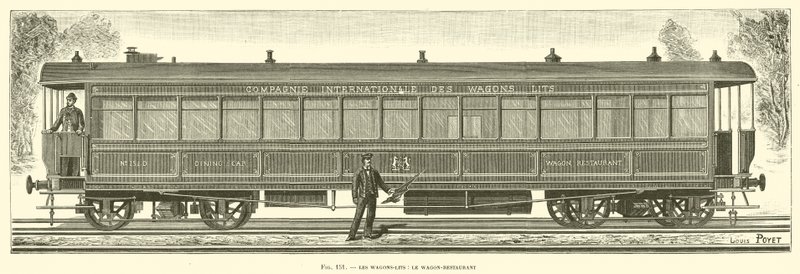 Wagons-Lits, The Wagon-Restaurant (kaiverrus) tekijältä French School