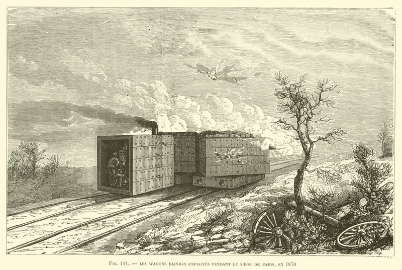 Sokeat vaunut Pariisin piirityksen aikana vuonna 1870 (kaiverrus) tekijältä French School