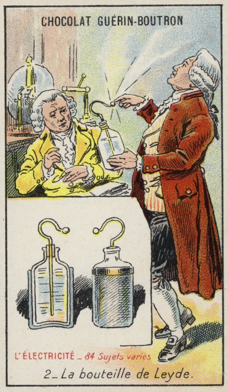 Leyden Jar (chromolitho) tekijältä French School