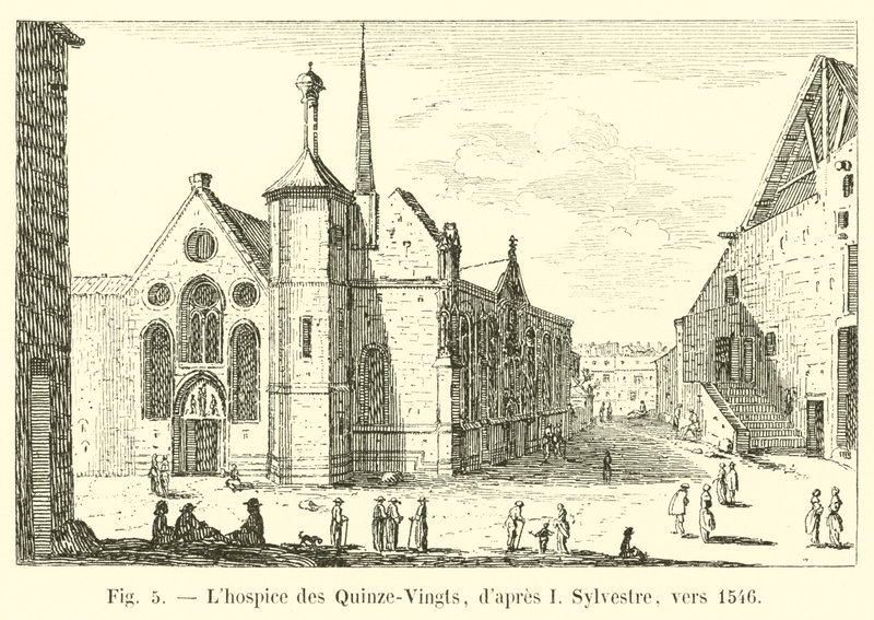 Quinze-Vingts-sairaala, I Sylvestren jälkeen, noin 1546 tekijältä French School