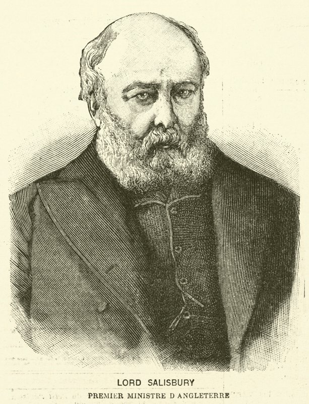 Lord Salisbury, Britannian pääministeri (kaiverrus) tekijältä French School