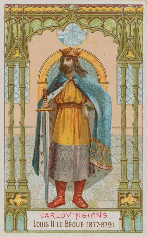 Ludvig II, Ranskan Karolingien kuningas 877-879 tekijältä French School