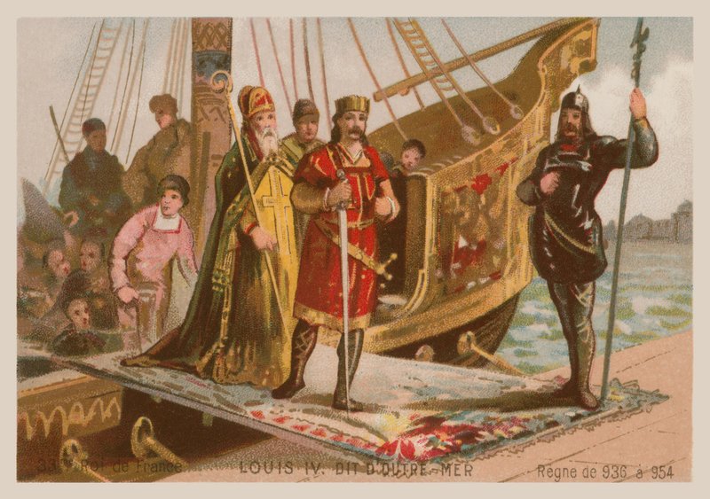 Ludvig IV, Ranskan kuningas (920-954) tekijältä French School