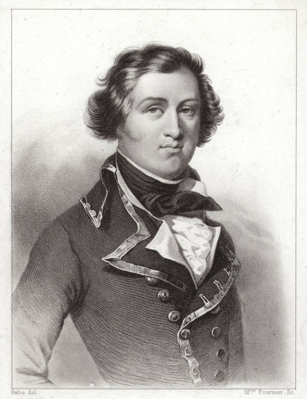 Louis Philippe Orleansista, Chartresin herttua, myöhemmin Ranskan kuningas Louis Philippe I (kaiverrus) tekijältä French School