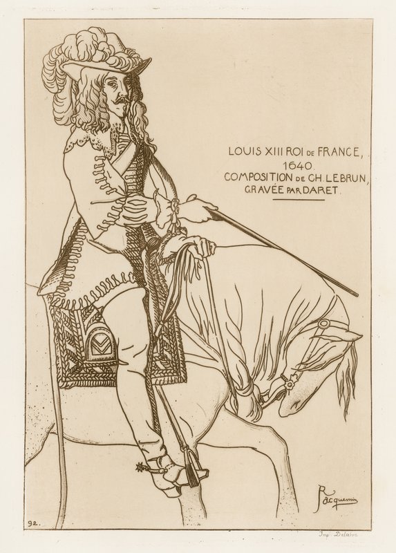 Ludvig XIII, Ranskan kuningas, 1640 tekijältä French School