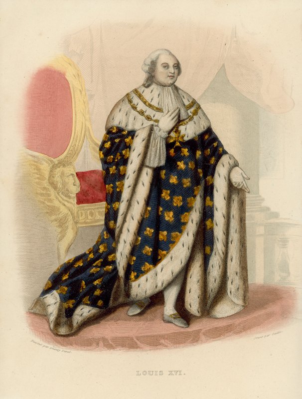 Ludvig XVI (värikaiverrus) tekijältä French School