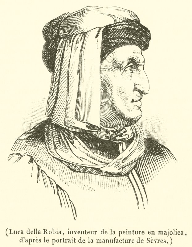 Luca della Robia, majolikamaalauksen (kaiverrus) keksijä tekijältä French School