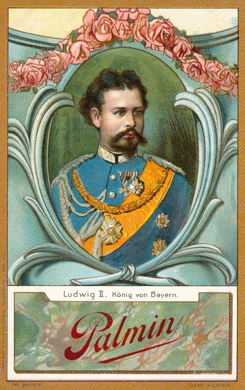 Ludwig II, Baijerin kuningas (chromolitho) tekijältä French School