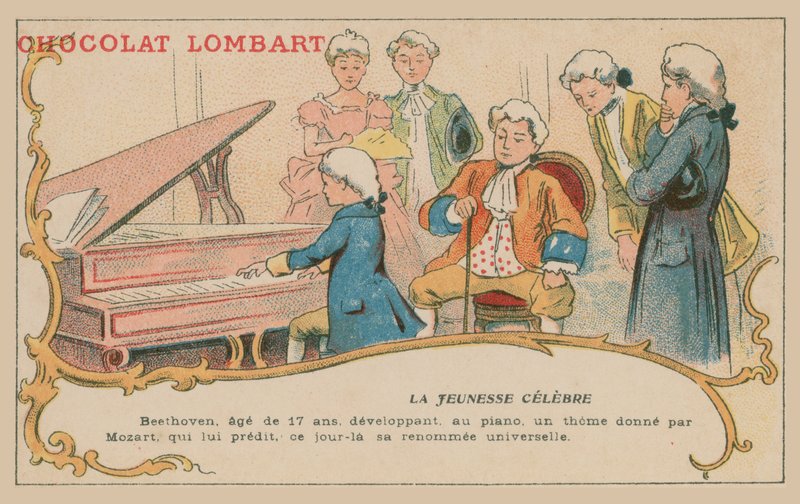 Ludwig van Beethoven soitti pianoa 17-vuotiaana tekijältä French School