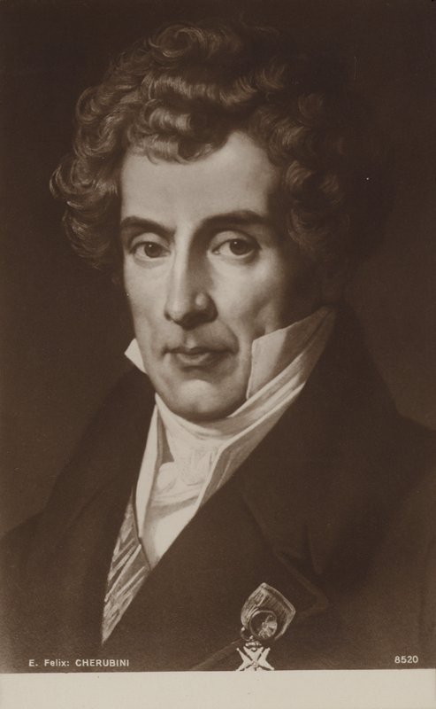 Luigi Cherubini, italialainen säveltäjä (1760-1842) tekijältä French School