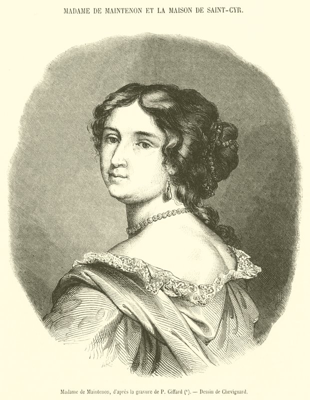 Madame de Maintenon (kaiverrus) tekijältä French School