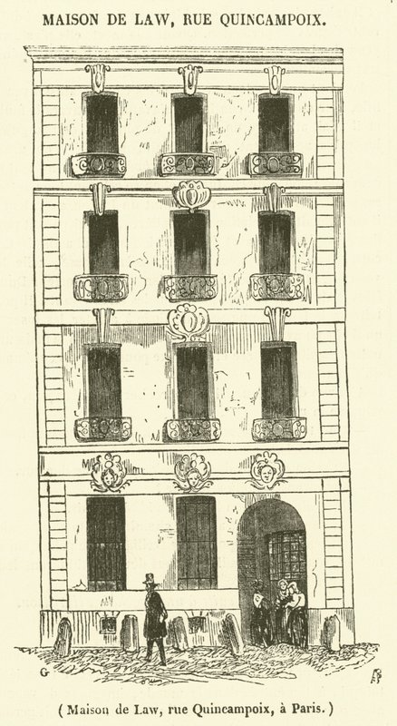 House of Law, rue Quincampoix, Pariisi (kaiverrus) tekijältä French School